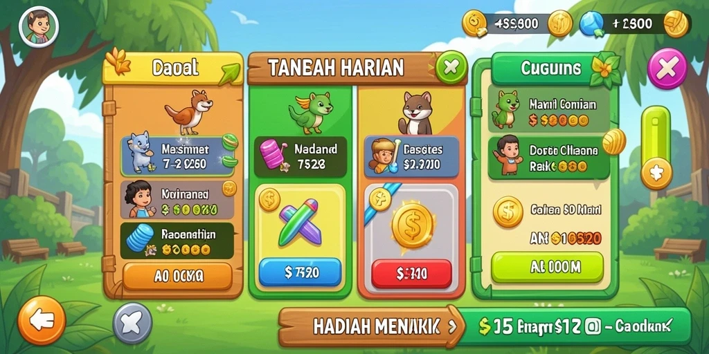 Fitur bonus yang menggembirakan dan menguntungkan.