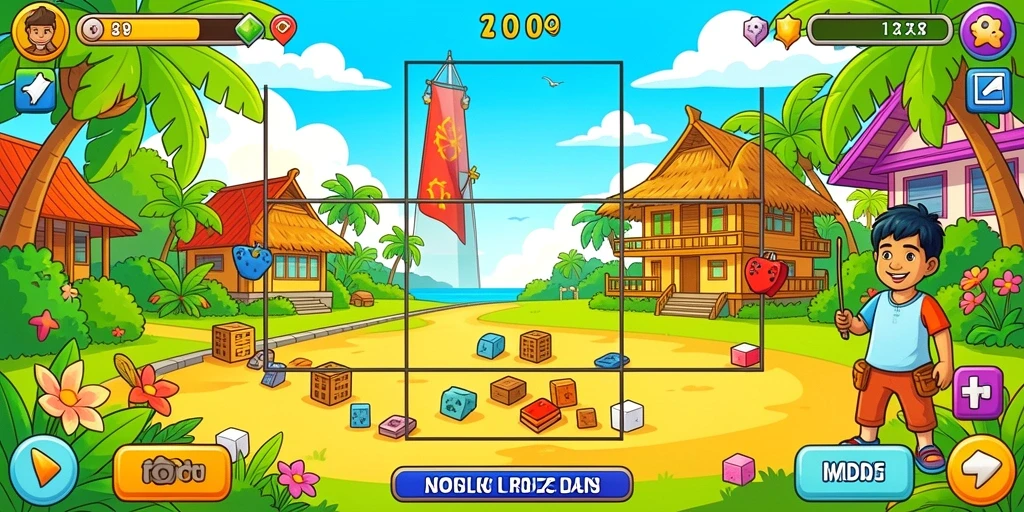 Fitur multiplayer memungkinkan bermain dengan teman.