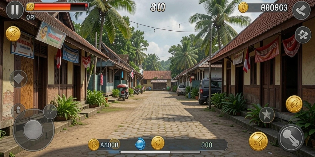 Interaksi sosial antar pemain yang seru.
