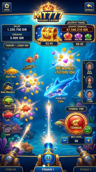 mt777 — layar beranda